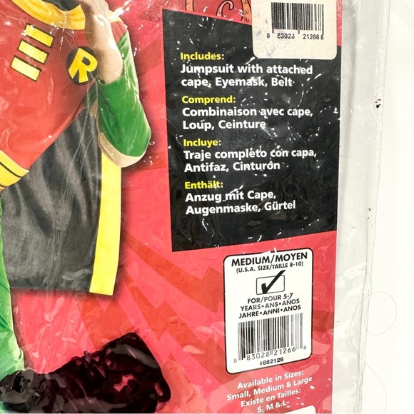 Rubie's Teen Titans Go! Robin 4pc Halloween Cosplay Costume - Picture 12 of 13